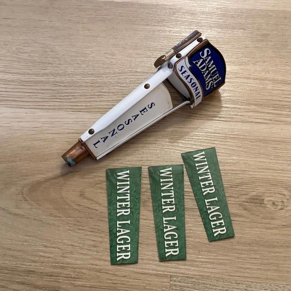 Samuel Adams Seasonal Beer Tap Handle Oktoberfest Winter Lager‎ Collectible
